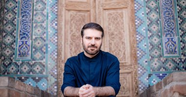 Sami Yusuf poses for a photo during an interview in Istanbul, Türkiye, May 13, 2026. (AA Photo)