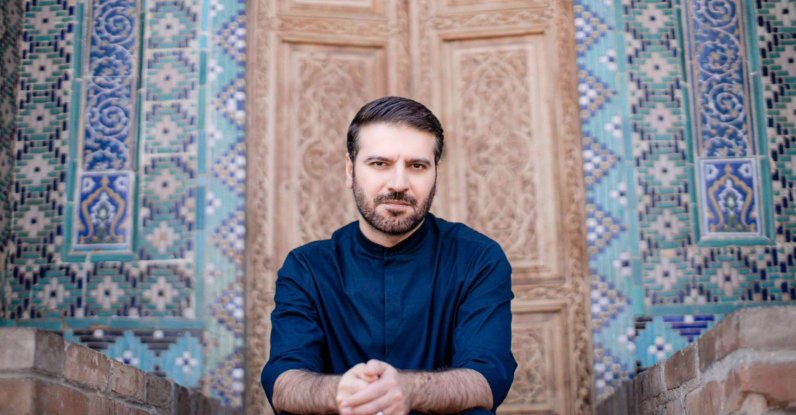 Sami Yusuf poses for a photo during an interview in Istanbul, Türkiye, May 13, 2026. (AA Photo)