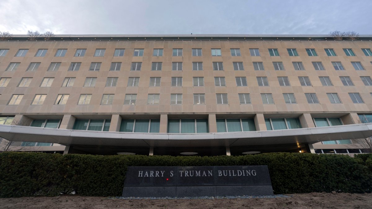 This file photo shows the U.S. Department of State building in Washington, D.C., U.S., Dec. 7, 2024. (AP Photo)