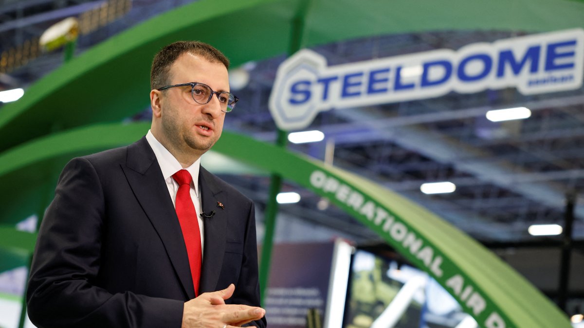 Aselsan CEO Ahmet Akyol speaks during an interview at the SAHA 2026 International Defence and Aerospace Exhibition in Istanbul, Türkiye, May 5, 2026. (Reuters Photo)
