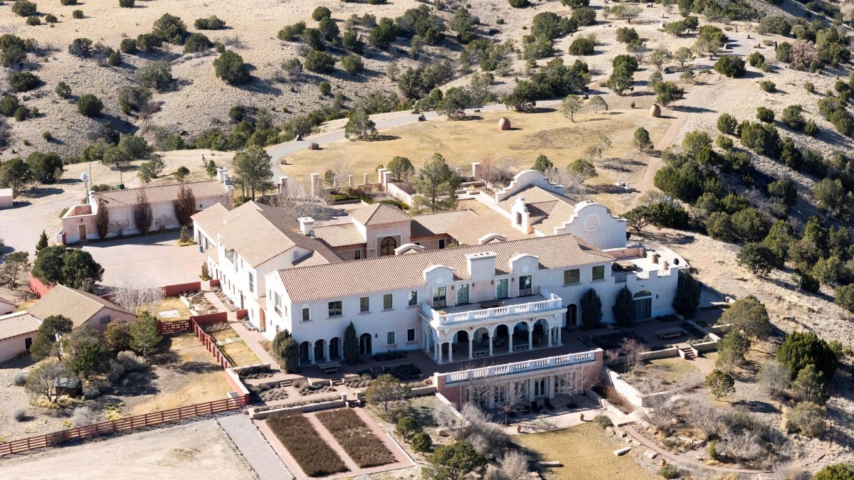 A drone view shows Zorro Ranch, a property formerly owned by Jeffrey Epstein, near Stanley, New Mexico, U.S. March 8, 2026. (Reuters Photo)