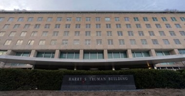This file photo shows the U.S. Department of State building in Washington, D.C., U.S., Dec. 7, 2024. (AP Photo)