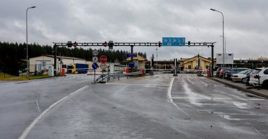 The Lithuania-Belarus border crossing near Salcininkai, south-eastern Lithuania, Oct. 28, 2025. (AFP File Photo)