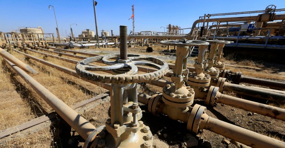 An oil field is seen in the Dibis area on the outskirts of Kirkuk, Iraq, Oct. 17, 2017. (Reuters Photo)