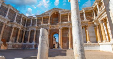 An undated general view of ancient city of Sardis, Manisa, Türkiye. (Shutterstock Photo)