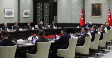 President Recep Tayyip Erdoğan chairs a National Security Council meeting in Ankara, Aug. 6, 2026. (AA Photo)
