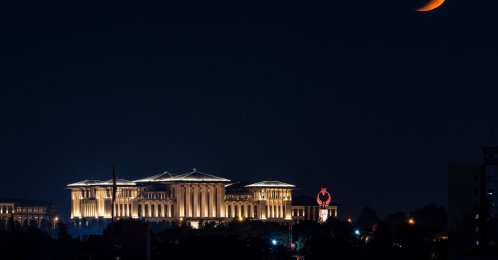 A view of the Beştepe Presidential Complex in Ankara, Türkiye, July 18, 2026. (AA Photo)