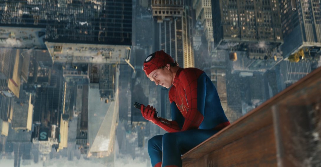 This image released by Sony Pictures shows Tom Holland in a scene from "Spider-Man: Brand New Day." (AP Photo)