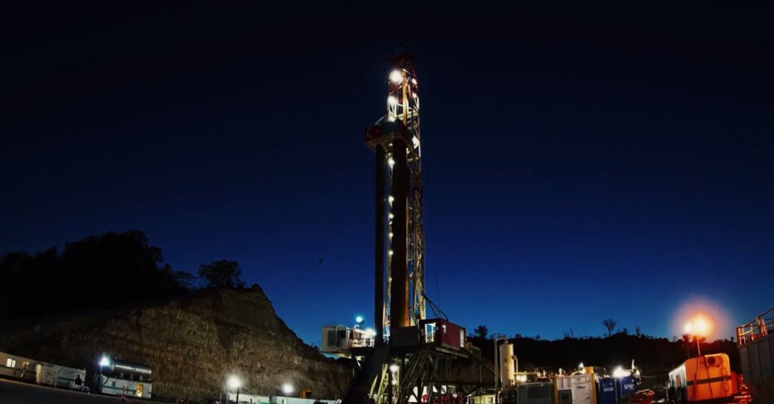 A drilling rig is seen in the oil field in Şırnak, southeastern Türkiye, July 29, 2026. (IHA Photo)