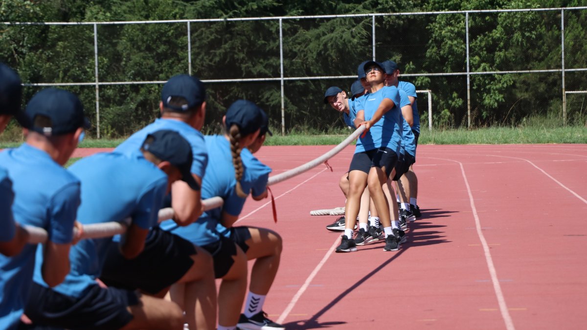 Commander candidates practice tactical skills to secure Türkiye’s “Blue Homeland” waters, Yalova, northwestern Türkiye, Aug. 7, 2026. (AA Photo)