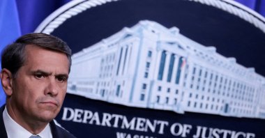 Todd Blanche attends a press conference to announce new Trump administration actions against the Jalisco New Generation Cartel (CJNG), at the Justice Department, Washington, U.S., Aug. 5, 2026. (Reuters Photo)