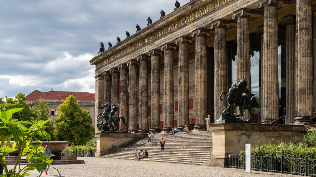 An undated general view of the Altes Museum on the Museum Island, Berlin, Germany. (Shutterstock Photo)