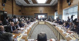 A view of Parliament's Justice Committee during the discussion of the draft bill, Ankara, Türkiye, Aug. 7, 2026. (AA Photo)
