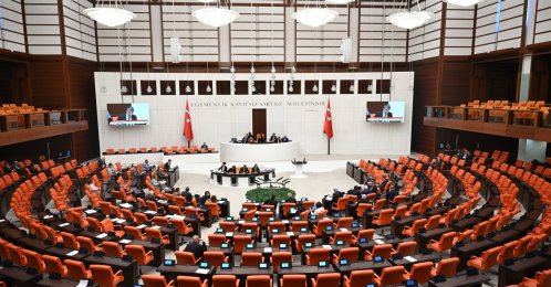 A view of the Turkish Parliament in session, Ankara, Türkiye, Aug. 9, 2026. (AA Photo)
