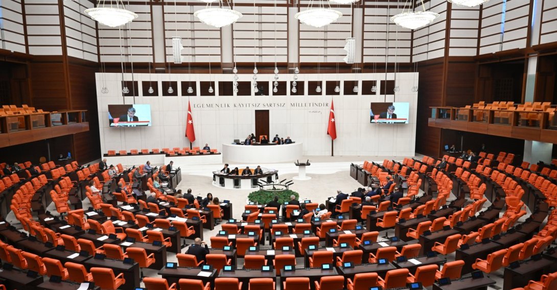 A view of the Turkish Parliament in session, Ankara, Türkiye, Aug. 9, 2026. (AA Photo)