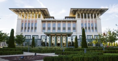 The exterior of the Presidential Complex, Ankara, Türkiye, Sept. 18, 2015. (Getty Images Photo)