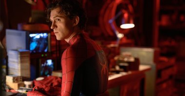 Tom Holland in a scene from "Spider-Man: Brand New Day." (Sony Pictures via AP Photo)