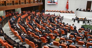 A view of Parliament's General Assembly in session, Ankara, Türkiye, Aug. 10, 2026. (AA Photo)