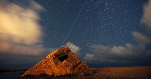 The Perseid meteor shower is observed in Istanbul, Türkiye, Aug. 12, 2024. (Getty Images Photo)