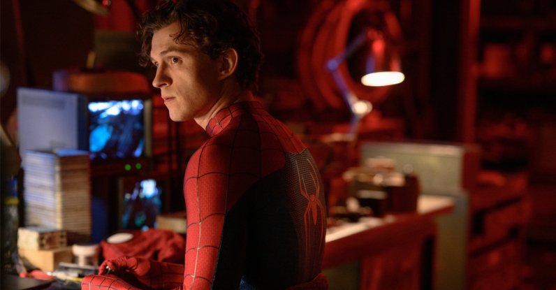 Tom Holland in a scene from "Spider-Man: Brand New Day." (Sony Pictures via AP Photo)