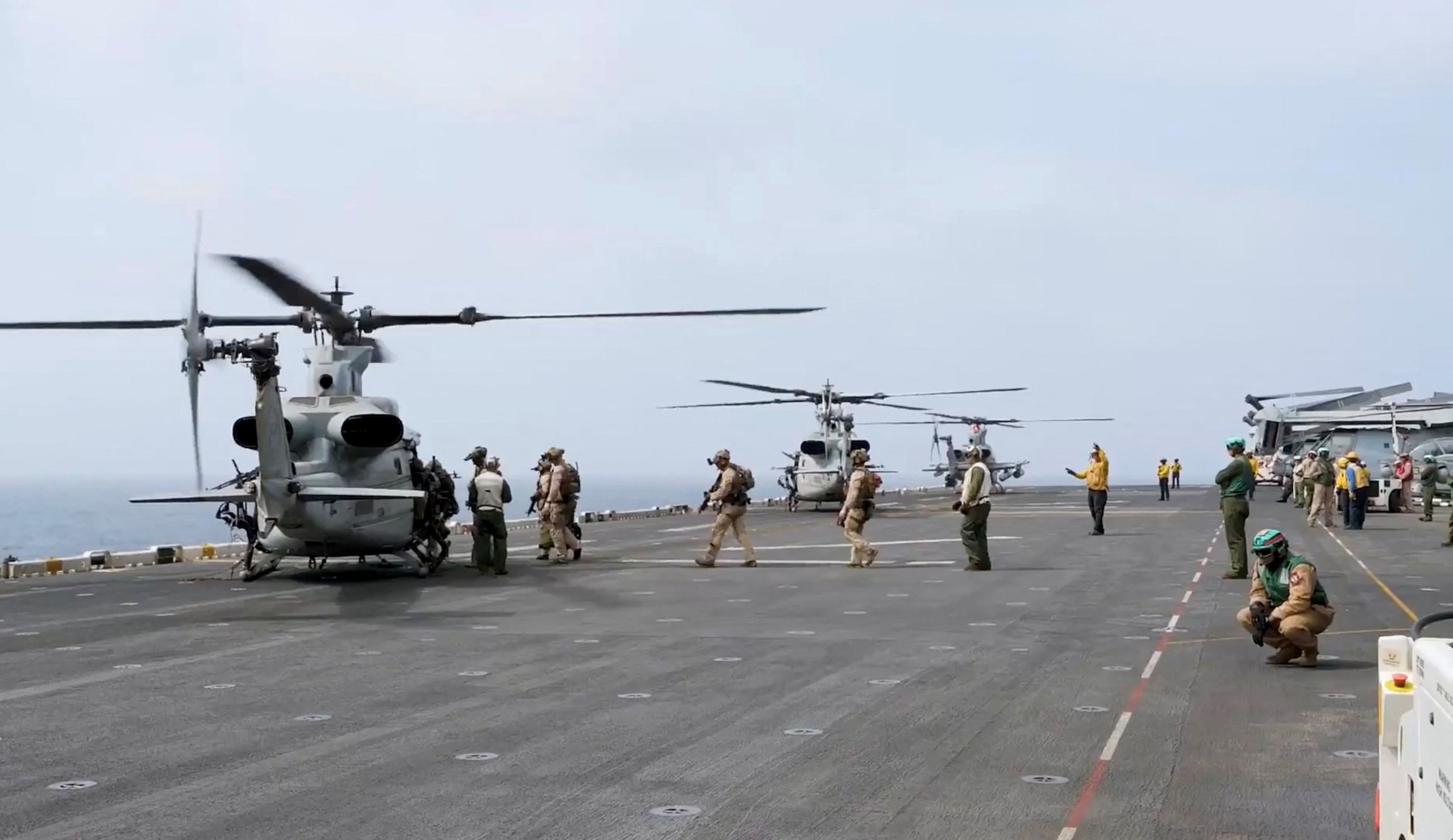 US forces disable cargo ship breaching Iran blockade