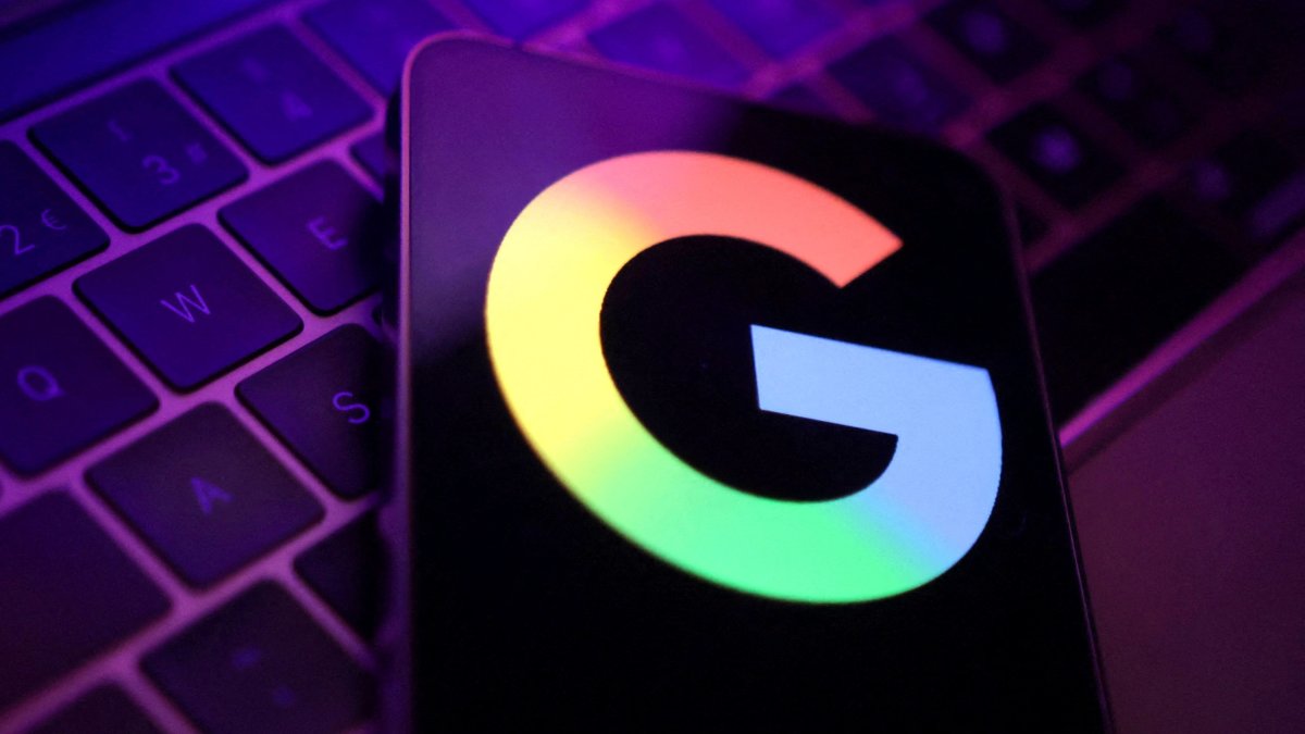 The new Google logo is seen in this illustration taken, May 13, 2025. (Reuters Photo)