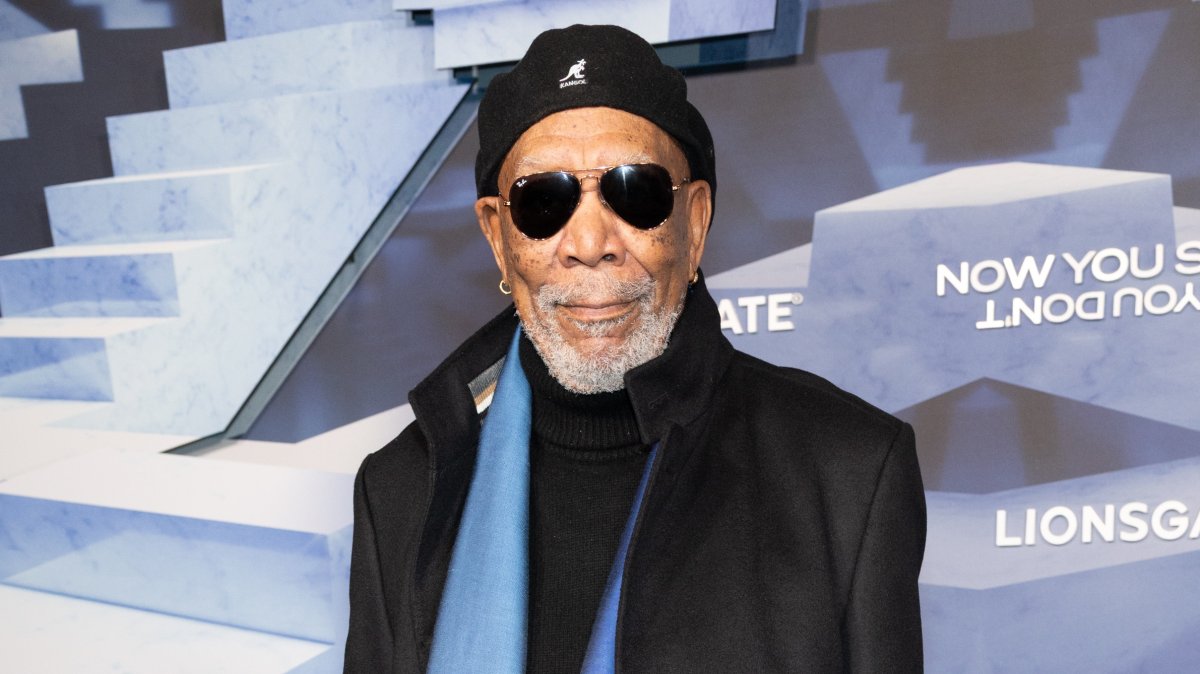 Morgan Freeman appears at the world premiere of "Now You See Me: Now You Don't," New York, U.S., Nov. 10, 2025. (AP Photo)