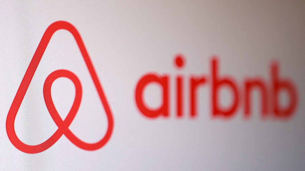 Airbnb's logo is seen in this illustration taken on Aug. 5, 2025. (Reuters Photo)