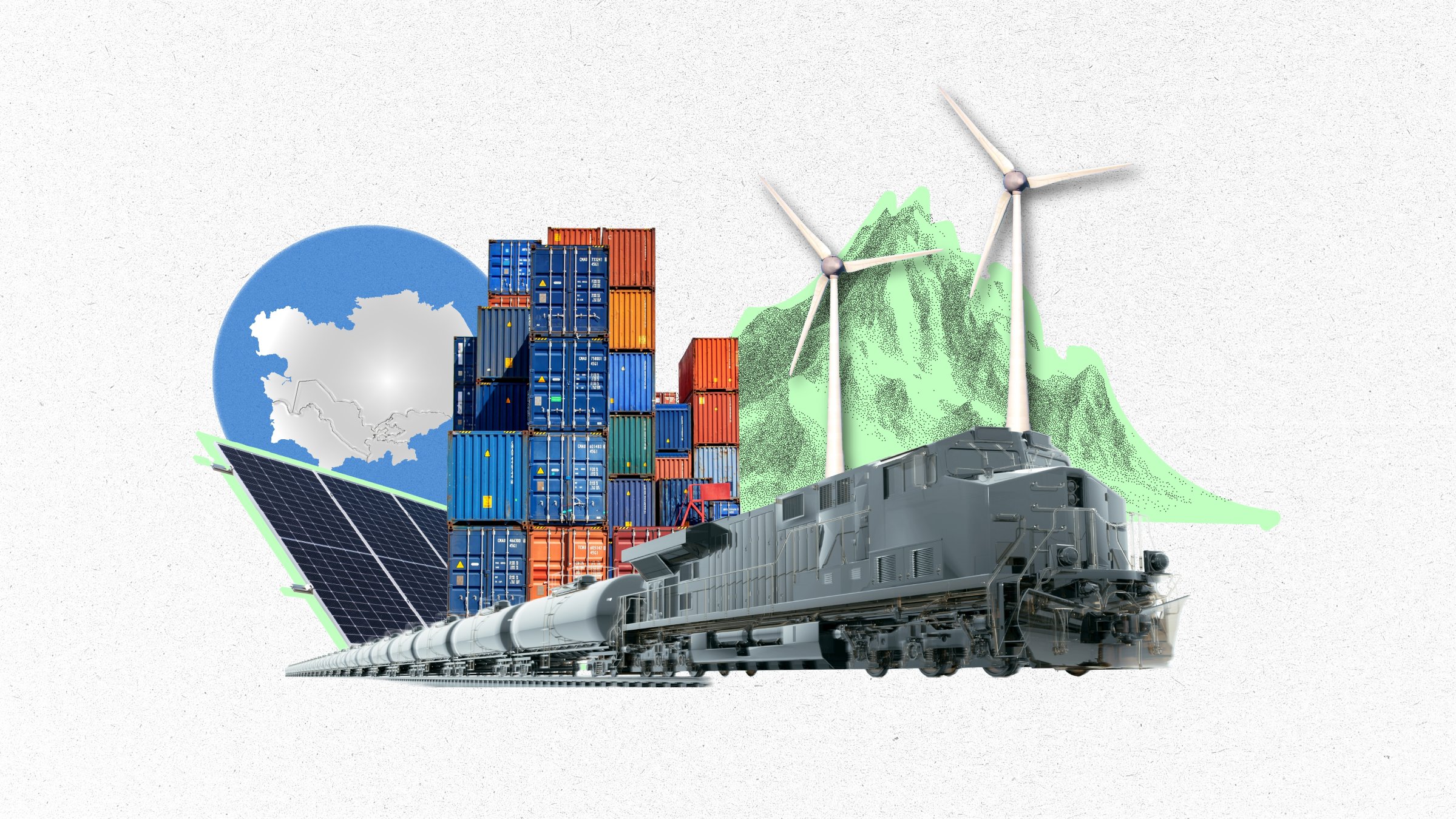 "The ongoing transformation of the global economy is opening a window of opportunity for Central Asia to establish itself as a highly attractive destination for international investment." (Illustration by Daily Sabah's Buğra Çakmak)