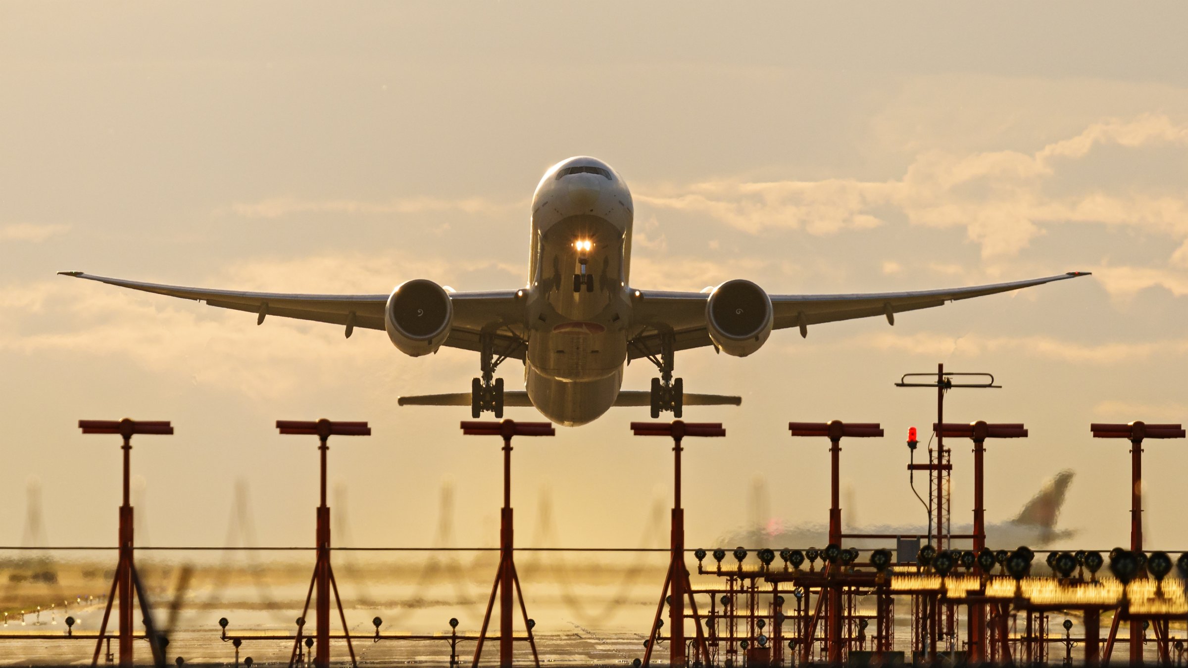 A Turkish Airlines Boeing 777-300ER takes off from Vancouver International Airport, Richmond, British Columbia, Canada, Sept. 3, 2022. (Reuters Photo)