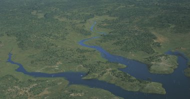 An aerial view of Lake Kariba, Zimbabwe, Sept. 8, 2018. (Getty Images Photo)