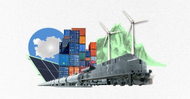 "The ongoing transformation of the global economy is opening a window of opportunity for Central Asia to establish itself as a highly attractive destination for international investment." (Illustration by Daily Sabah's Buğra Çakmak)