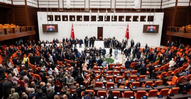 Lawmakers gather in Parliament to discuss a bill on Türkiye’s terror-free Türkiye initiative, Ankara, Türkiye, Aug. 10, 2026. (AA Photo)