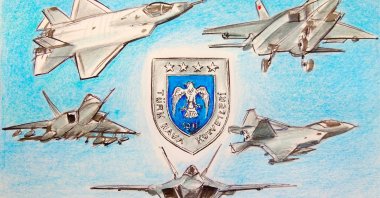 "Türkiye is modernizing its air power through a patient, planned, and careful policy in the face of evolving security and defense threats." (Illustration by Erhan Yalvaç)