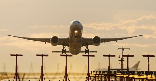 A Turkish Airlines Boeing 777-300ER takes off from Vancouver International Airport, Richmond, British Columbia, Canada, Sept. 3, 2022. (Reuters Photo)