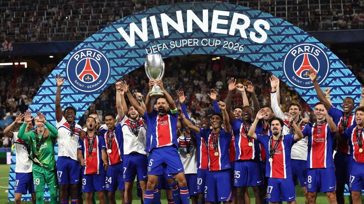 PSG stand tall to edge Aston Villa, retain UEFA Super Cup