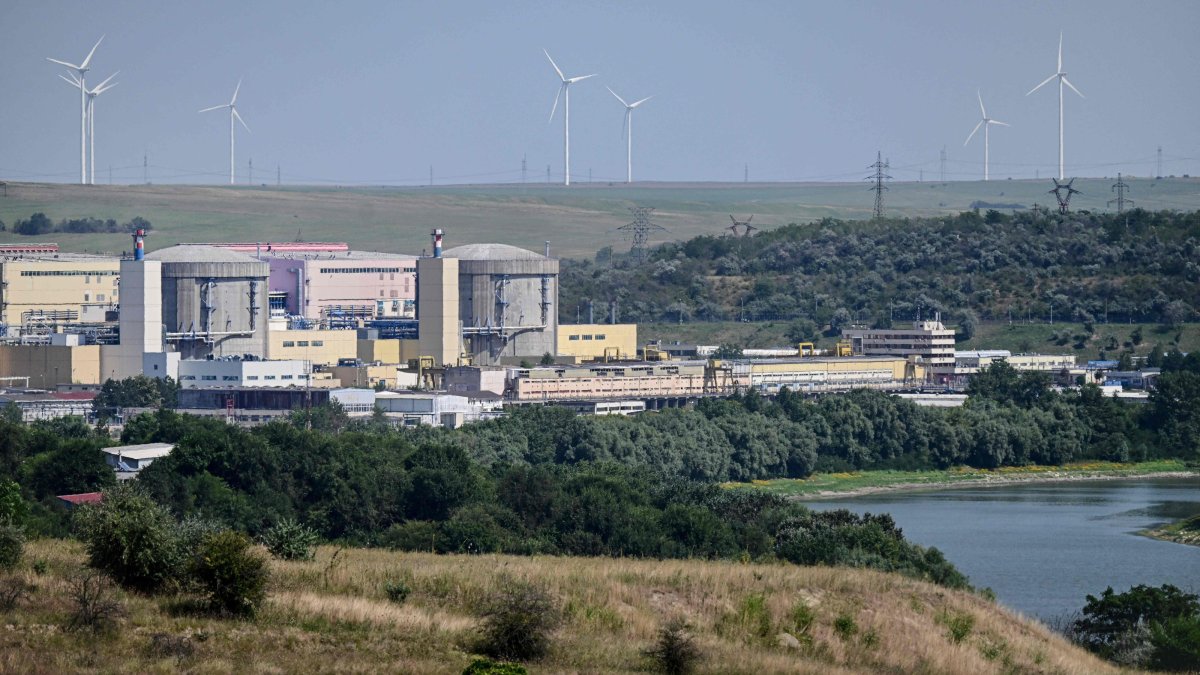 A view of Cernavoda nuclear plant in Cernavoda city, Romania, Aug. 12, 2026. (AFP Photo)