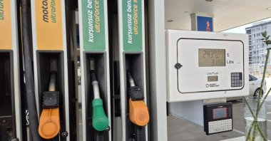 Petrol pump station displaying fuel prices in Adana, southern Türkiye, July 24, 2026. (Shutterstock Photo)