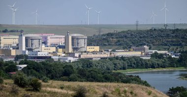 A view of Cernavoda nuclear plant in Cernavoda city, Romania, Aug. 12, 2026. (AFP Photo)