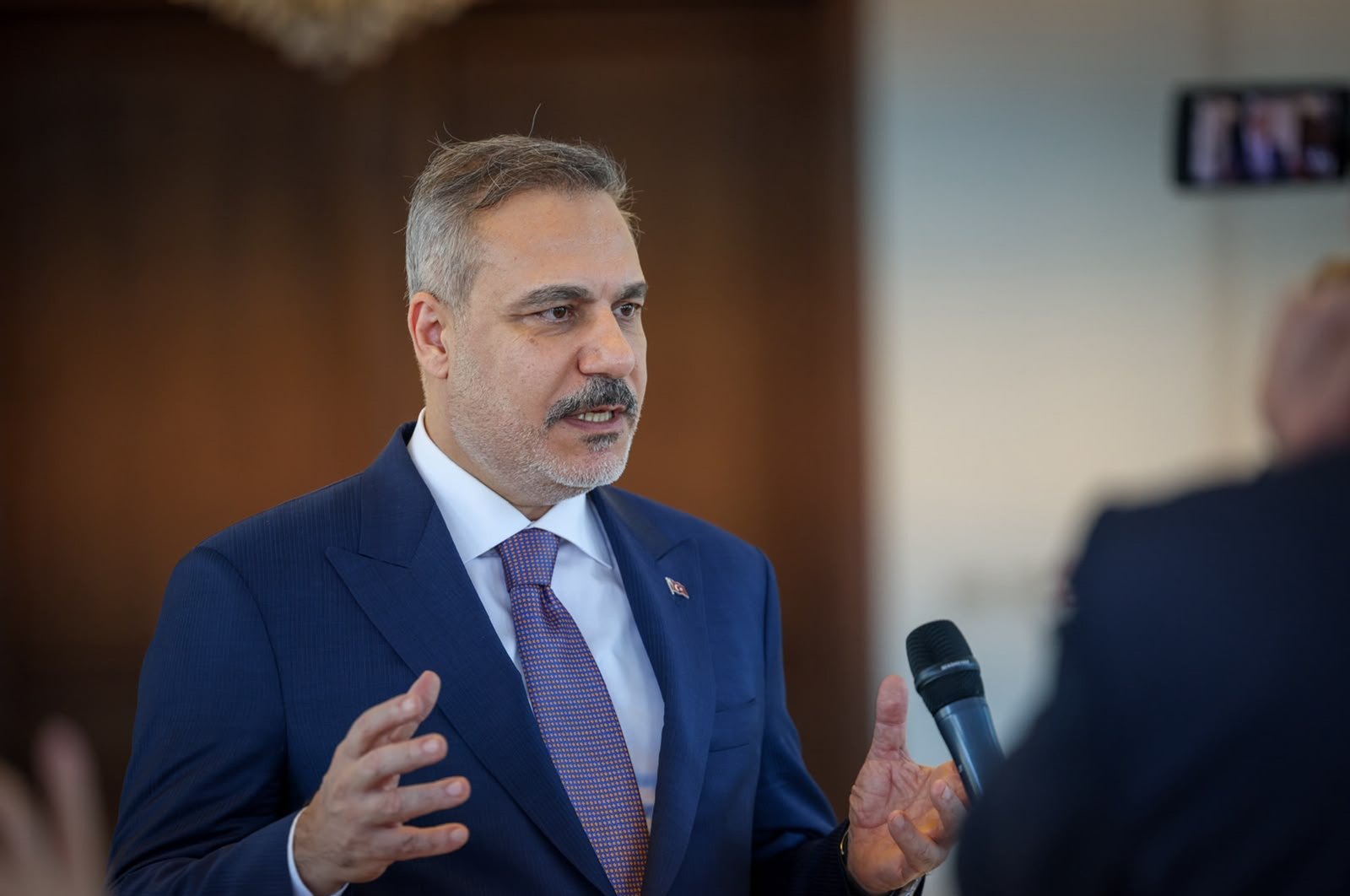 Turkish FM Fidan meets Arab League chief, Egypt intel head in el-Alamein; talks to cover Gaza ceasefire, $15B trade goal