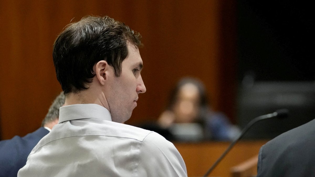 Tyler Robinson, accused in the fatal shooting of conservative activist Charlie Kirk, attends a hearing at the 4th District Court, Provo, U.S., June 12, 2026. (Reuters Photo)