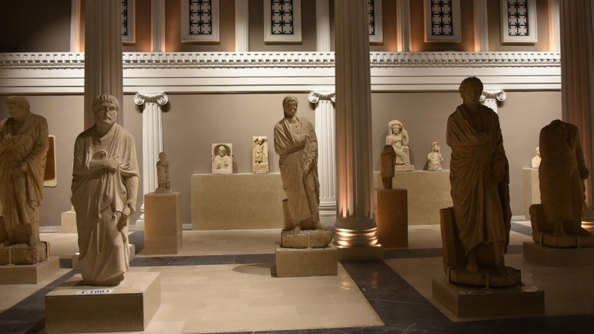A view from the Gaziantep Archaeology Museum, Gaziantep, southeastern Türkiye, Aug. 13, 2026. (AA Photo) 