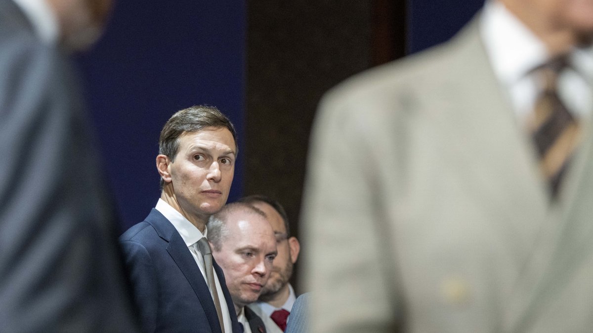 U.S. President's son-in-law Jared Kushner reacts ahead of a quadrilateral meeting between the United States, Iran, Pakistan and Qatar near Lake Lucerne, Switzerland, June 21, 2026. (AFP Photo)