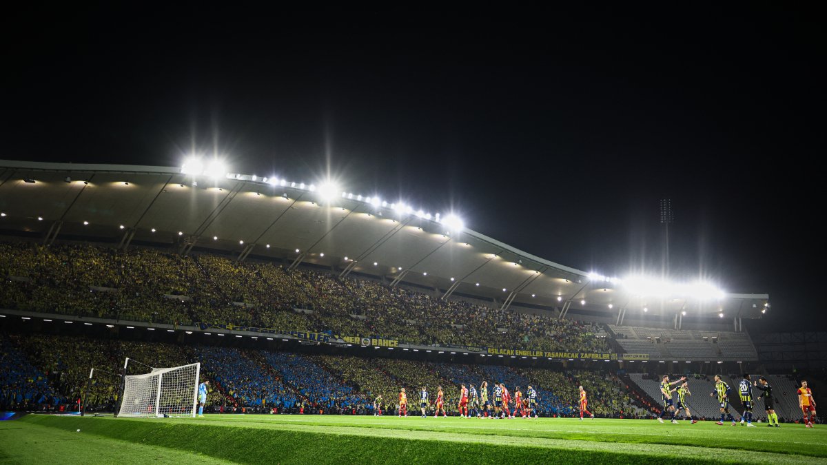 Atatürk Olympic Stadium during the match against Galatasaray, Istanbul, Jan. 10, 2026. (AFP File Photo)