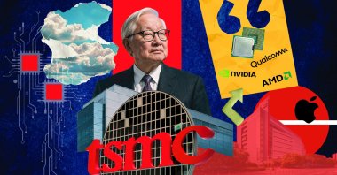 "Morris Chang transformed a personal career disappointment into one of the most consequential industrial achievements of the modern era by founding TSMC." (Illustration by Daily Sabah's designer Nizam Arslan)