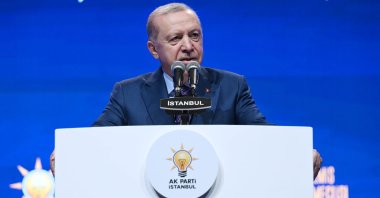 President Recep Tayyip Erdoğan delivers a speech at an event organized by his ruling Justice and Development Party (AK Party), Istanbul, Türkiye, Aug. 1, 2026. (AA Photo)