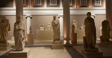 A view from the Gaziantep Archaeology Museum, Gaziantep, southeastern Türkiye, Aug. 13, 2026. (AA Photo) 