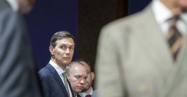U.S. President's son-in-law Jared Kushner reacts ahead of a quadrilateral meeting between the United States, Iran, Pakistan and Qatar near Lake Lucerne, Switzerland, June 21, 2026. (AFP Photo)