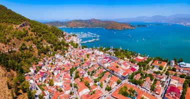 An undated aerial view of Fethiye, Muğla, southwestern Türkiye. (Shutterstock Photo)
