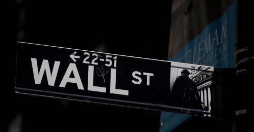 A Wall St. street sign is seen near the New York Stock Exchange (NYSE), New York City, U.S., Sept. 17, 2019. (Reuters Photo)